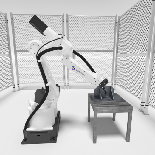 Welding cell for the simple parts