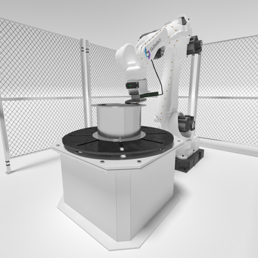 Grinding cell for the 3D parts